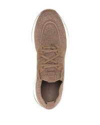 Gianvito Rossi Round Toe Lace Up Sneakers