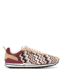 Missoni Zigzag Embroidered Low Top Sneakers