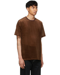 SASQUATCHfabrix. Brown Velour Mesh Big T Shirt