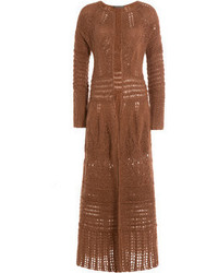 Alberta Ferretti Long Cardigan With Mohair