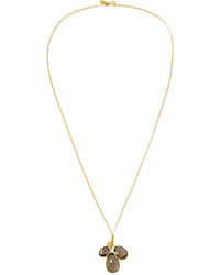 Pippa Small 18 Karat Gold Quartz Necklace