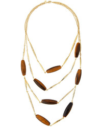 Alexis Bittar Multi Strand Encrusted Spear Necklace