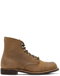 Brown Nubuck Casual Boots
