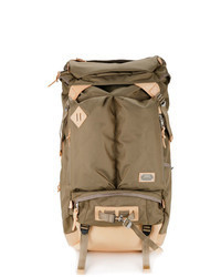 Brown Nylon Backpack