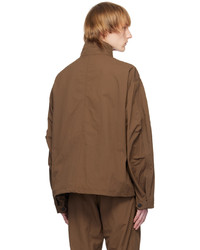 LE17SEPTEMBRE Brown Crinkled Jacket