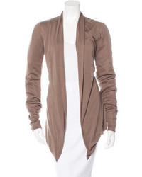 Rick Owens Lilies Open Front Draped Cardigan