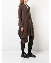 Rick Owens Open Front Trapeze Cardigan