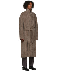 Lemaire Brown Alpaca Bathrobe Coat