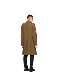 Dries Van Noten Brown Long Coat
