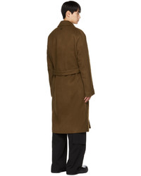 Wooyoungmi Brown Single Breasted Coat