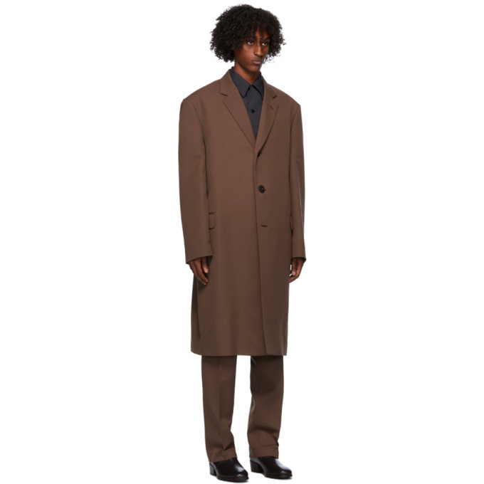 Lemaire Brown Suit Coat, $806 | SSENSE | Lookastic