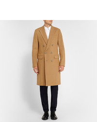 Ami Double Breasted Wool Overcoat