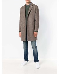 Closed Single Breasted Fitted Coat