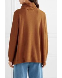 L.F.Markey Theo Oversized Wool Blend Turtleneck Sweater
