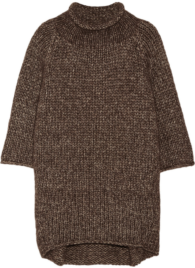 Victor Alfaro Oversized Metallic Knitted Sweater, $895 | theOutnet ...