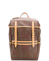 Brown Paisley Backpack