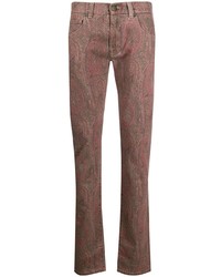 Brown Paisley Jeans