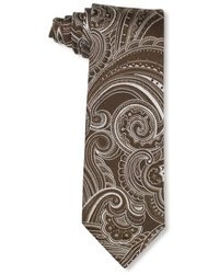 Brown Paisley Tie