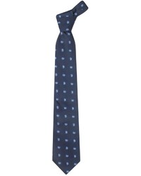 Forzieri Mini Paisley Pattern Woven Silk Tie