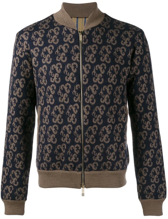 Etro Knitted Paisley Bomber Jacket, $535 | farfetch.com | Lookastic