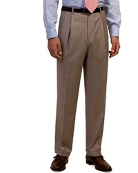 Brooks Brothers Country Club Pleat Front Luxury Gabardine Trousers