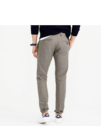 J.Crew Crosshatched Cotton Linen Pant In 484 Fit