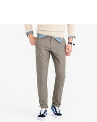 J.Crew Crosshatched Cotton Linen Pant In 770 Fit