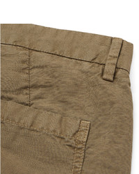Gant Rugger Cotton And Linen Blend Canvas Trousers