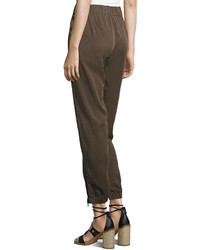 Eileen Fisher Tencel Twill Drawstring Pants Plus Size