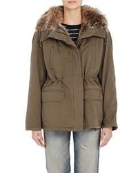 Army By Yves Salomon Fur Lined Short Parka