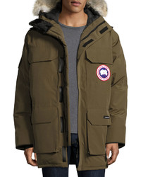 Canada Goose Expedition Hooded Parka With Fur Trim