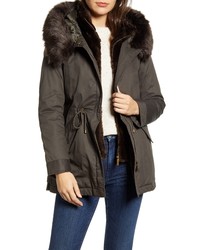 French Connection Faux Parka