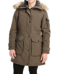 1 Madison Hooded Parka Faux Fur