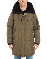 Vince Camuto Water Resistant Faux Hooded Parka