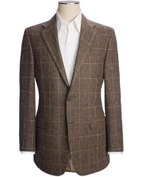 Hickey Freeman Fancy Plaid Sport Coat Wool