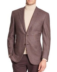Canali Mini Check Wool Cashmere Sportcoat