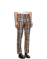 Burberry Brown House Check Trousers
