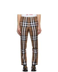 Burberry Brown House Check Trousers