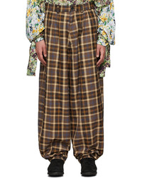 Kidill Brown Polyester Trousers