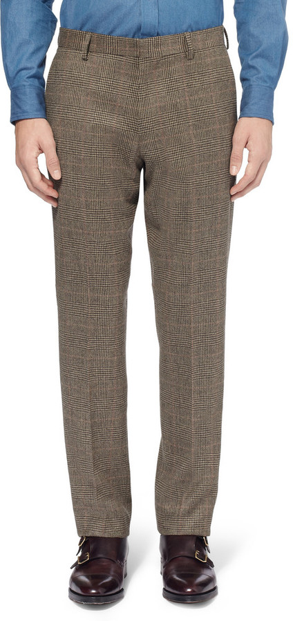 J.Crew Ludlow Slim Fit Glen Plaid Wool Blend Suit Trousers, $228 | MR ...