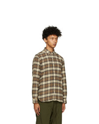 Beams Plus Brown Speckled Dyed Shirt