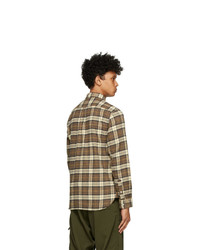 Beams Plus Brown Speckled Dyed Shirt