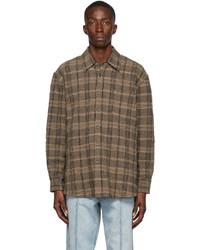 Our Legacy Black Beige Check Above Shirt