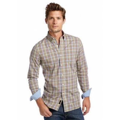 Black Brown 1826 Long Sleeve Plaid Shirt | Where to buy & how to wear