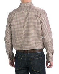 Narragansett Traders Narragansett Trader Cotton Plaid Shirt Long Sleeve