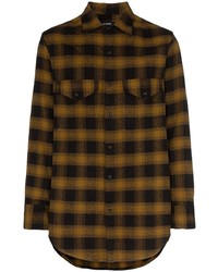 Song For The Mute Oversized Check Shirt