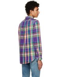Polo Ralph Lauren Purple Plaid Shirt