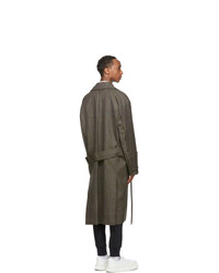 Wooyoungmi Brown Wool Long Coat