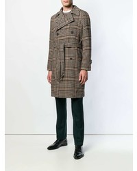 Tagliatore Double Breasted Houndstooth Coat