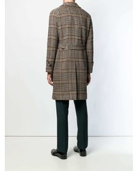 Tagliatore Double Breasted Houndstooth Coat